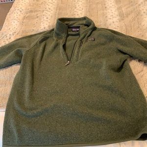 Patagonia Long Sleeve Green Pullover XL